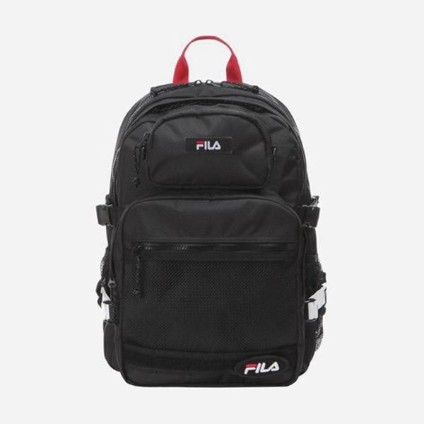 Fila Link Plus Backpacks - Black,NZ 62-20386